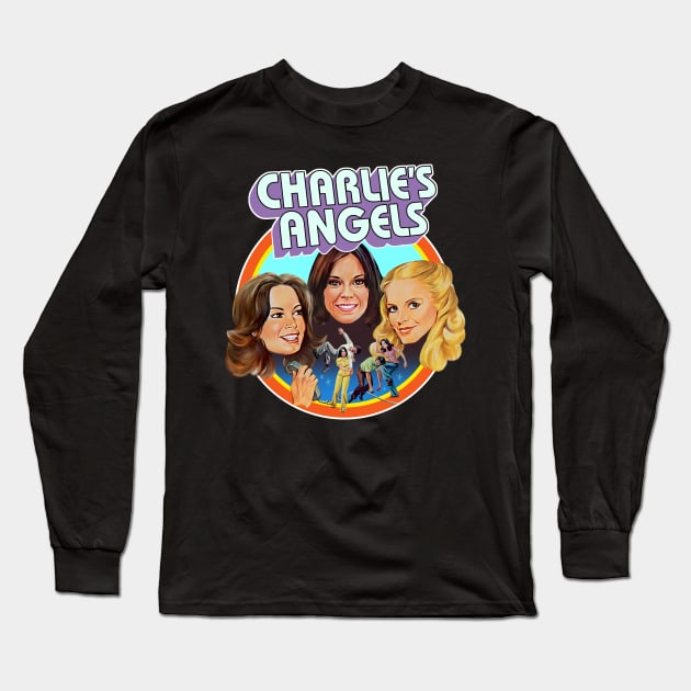 Charlies Angels Long Sleeve T-Shirt by Trazzo